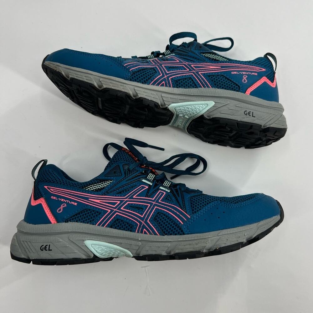 ASICS GEL-Venture 8 Women's Trail Running Shoes Sz 9 - Picture 2 of 5
